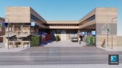 modélisation 3d espace maintenance entretient automobile - rendu - freelance