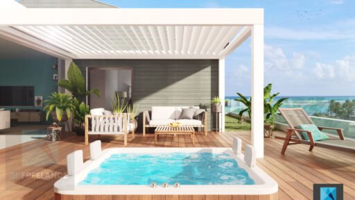 image 3d rendu terrasse - perspective 3d terrasse