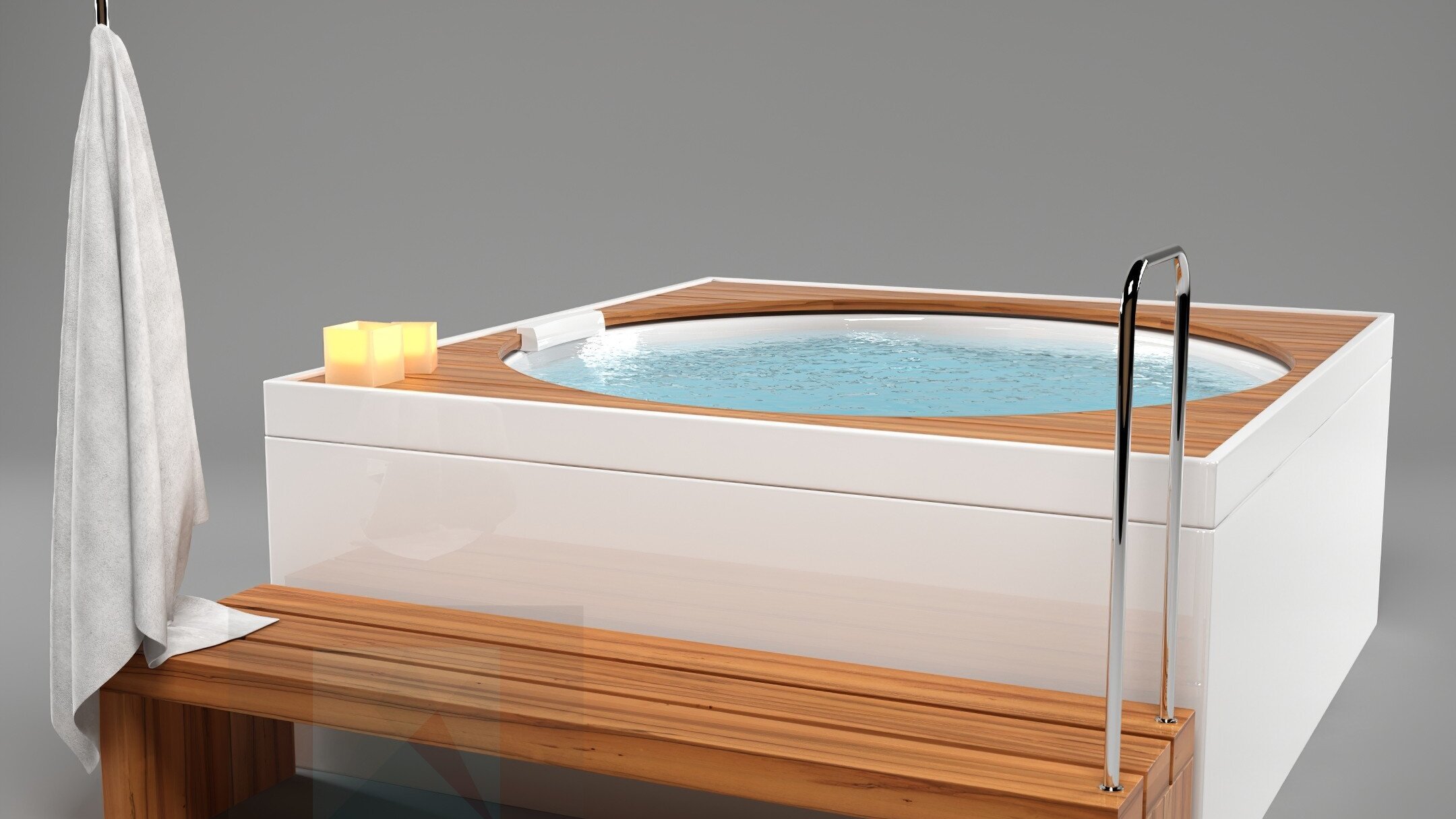 modélisation 3d jacuzzi - modèle 3d jacuzzi