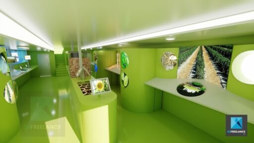 rough 3d camion évènementiel intérieur Syngenta