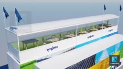 Rough 3d restaurant camion évènementiel syngenta