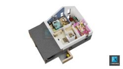 plan 3d lotissement Normandie freelance