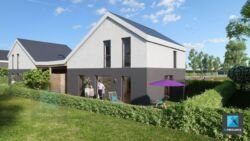 illustration rendu 3d architecture Normandie lotissement - prestataire freelance
