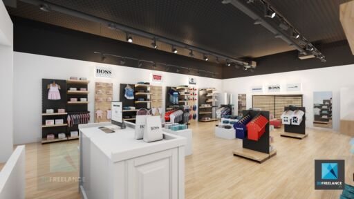 designer magasin de vêtements freelance