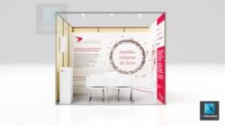 design mini stand médical - astellas