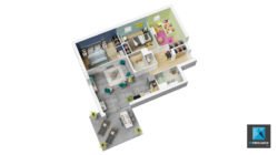 dessin 3d immobilier Rhône-Alpes perspective 3d