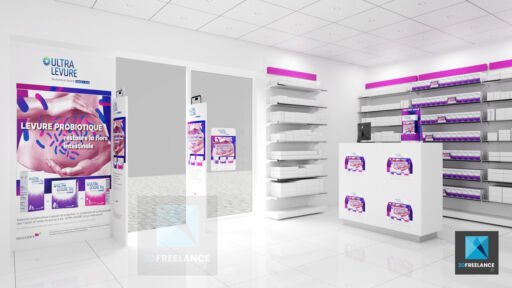 modélisation 3d pharmacie