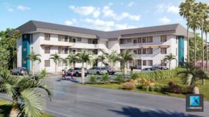image 3d immeuble résidentiel Guyane française