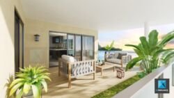 modélisation 3d appartement terrasse Nouméa Nouvelle-Calédonie