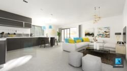 rendu 3d image appartement séjour Nouméa Nouvelle-Calédonie
