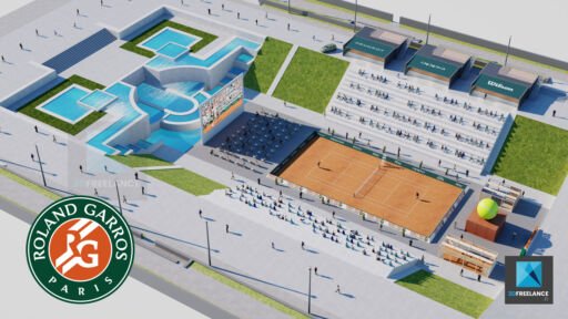 image 3d roland garros - fft