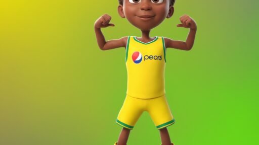 personnage 3d basketteur sportif enfant modélisation 3d