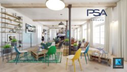 rough 3d conférence de presse automobile - évènementiel - tiers-lieu