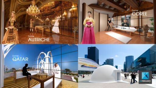 image 3d rendu dôme évènementiel office de tourisme