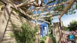 image 3d villa immobilier Saint-Barthélemy