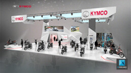 Rough 3d stand Kymco - exposition booth