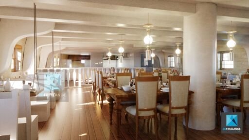 illustration 3d bateau galion