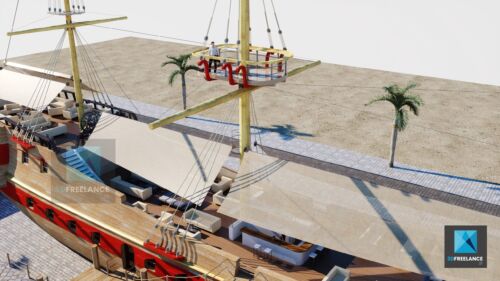 image 3d bateau