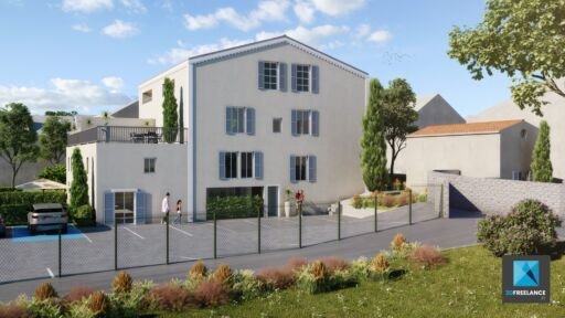 rendu 3d rénovation bâtisse var