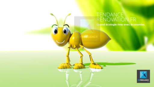 mascotte 3d fourmi personnage modélisation 3D