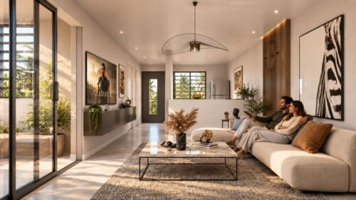 perspective 3d Guyane séjour immobilier prix tarif devis