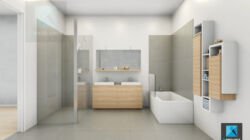 rendu 3d modélisation salle de bain Québec canada