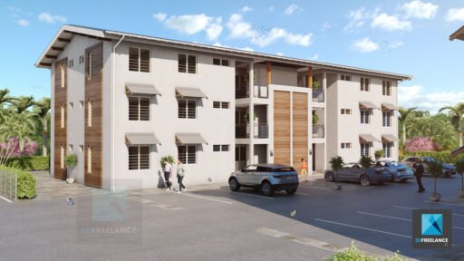 image 3d Guyane résidence immobilier architecture