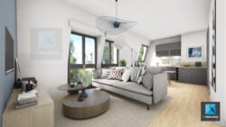 image 3d rendu 3d appartement Île-de-France freelance perspectiviste