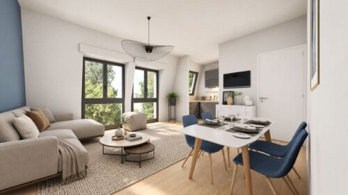 image 3d rendu 3d appartement région parisienne freelance