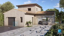 modélisation 3d villa maison sud de la France Occitanie
