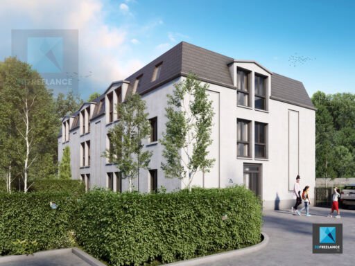 rendu 3d immeuble résidence région parisienne freelance - image 3d immeuble val-de-marne Fontenay-sous-Bois