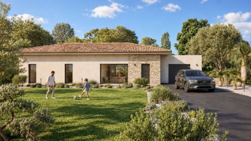 visualisation 3d villa maison sud de la France Occitanie freelance