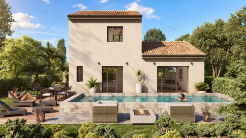 visuel 3d villa maison sud de la France Occitanie freelance tarif prix devis