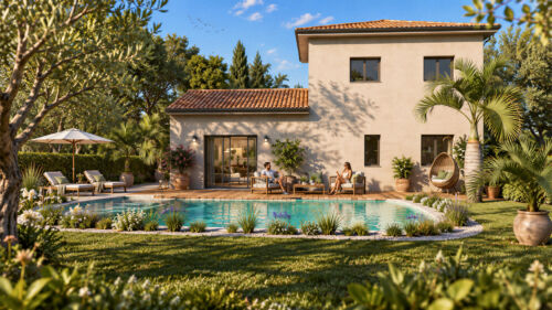 plan 3d maison villa freelance Occitanie