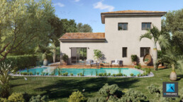 plan 3d maison villa freelance Occitanie