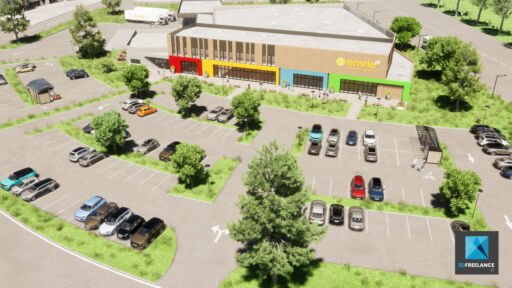 vidéo 3d film 3D centre commercial