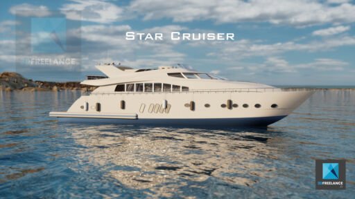 image 3d bateau yacht