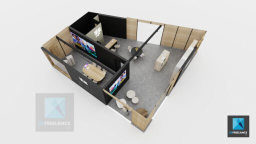 plan 3d stand luxe