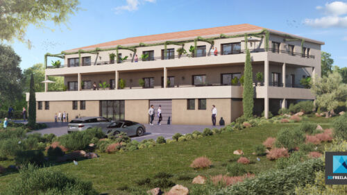 plan 3d résidence bâtiment Provence-Alpes-Côte d’Azur freelance