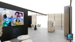 visualisation 3d stand luxe