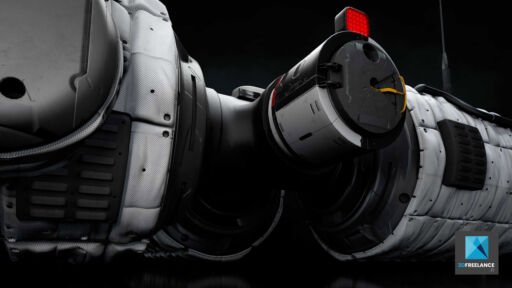 animation 3d vaisseau spatial