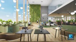 image 3d entreprise cafeteria - tarif prix devis