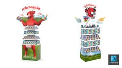 design PLV la vache qui rit freelance