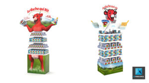 design PLV la vache qui rit freelance