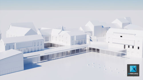 modélisation 3d bâtiment