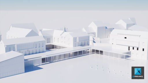 modélisation 3d bâtiment