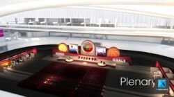 Maquette-3D évènementielle scénographie de forum