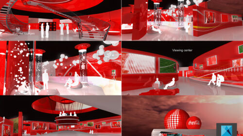 Espace Coca-Cola pour les Jeux Olympiques de Beijing 2008