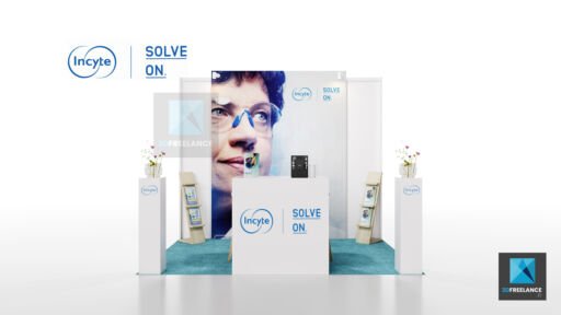 design mini stand médical santé incyte