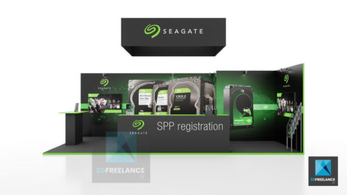 design stand technologique Seagate